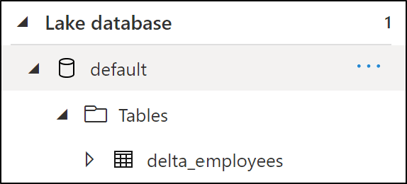 Delta Lake database screenshot